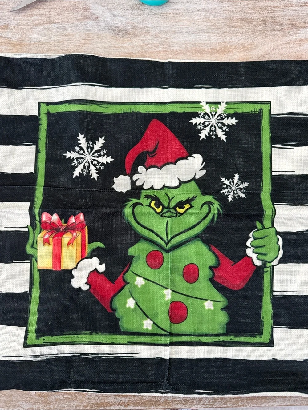Merry Grinchmas Set of 2 Pillow Covers 17x17